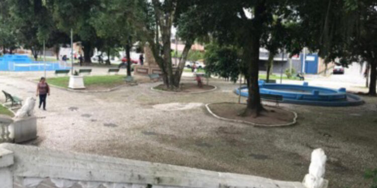 Praça dos Leões conta com limpeza constante