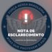 Nota de Esclarecimento da Força Aérea Brasileira (FAB) sobre a Aeronave encontrada