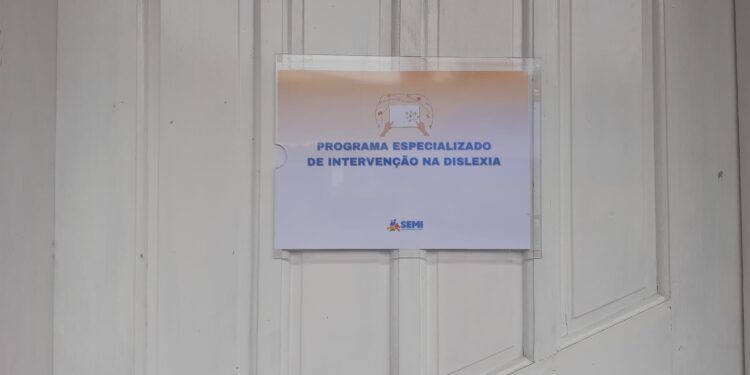 Inauguração da sala de atendimento para combate a dislexia