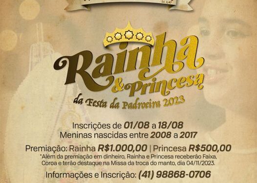 RAINHA DA FESTA DA PADROEIRA 2023 SANTUÁRIO NOSSA SENHORA DO ROCIO