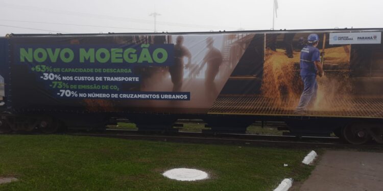 Avanço do projeto do novo Moegão é destaque no Porto de Paranaguá