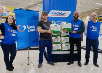 Instituto Joanir Zonta doa 1.3 tonelada de alimentos para Associação de Moradores de Paranaguá