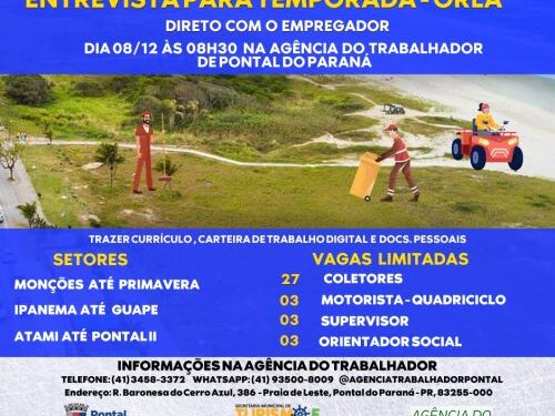 Imagem: Prefeitura de Pontal do Paraná