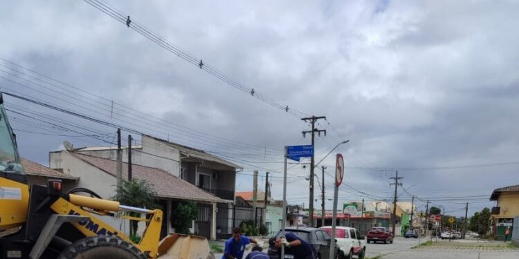 Fotos ilustrativas de mutirão anterior) disponibilizada pela Prefeitura de Paranaguá