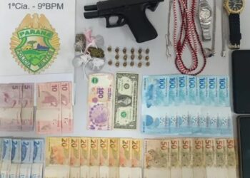 Dupla é presa com pistola, munições e dinheiro na Ilha dos Valadares