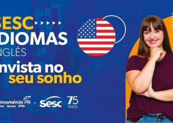 Curso gratuito de Inglês no Sesc Paranaguá