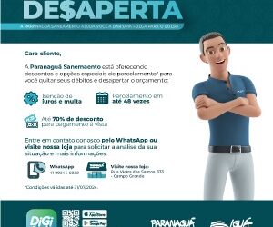 Paranaguá Saneamento prorroga campanha de regularização financeira