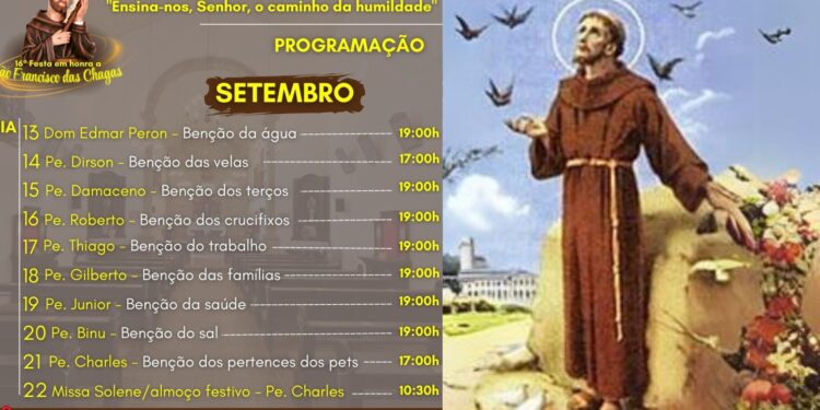 16° Festa em honra a São Francisco das Chagas
