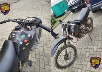 Menor é apreendido pela GCM por conduzir motocicleta com chassi adulterado em Alexandra
