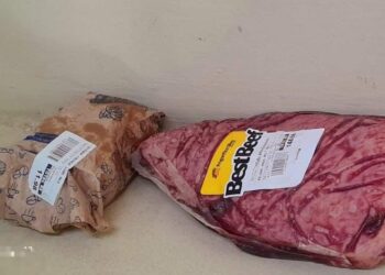 Homem é abordado ao sair sem pagar a picanha no Supermercado em Paranaguá