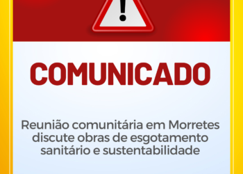 Reunião comunitária em Morretes discute obras de esgotamento sanitário e sustentabilidade