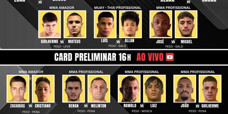 Paranaguá Fight 12 promete grandes lutas na Arena Albertina Salmon