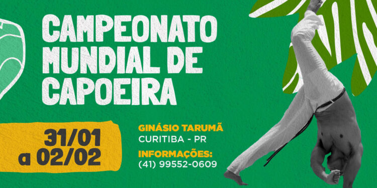 Com atletas de 21 países, Paraná recebe 12º Campeonato Mundial de Capoeira