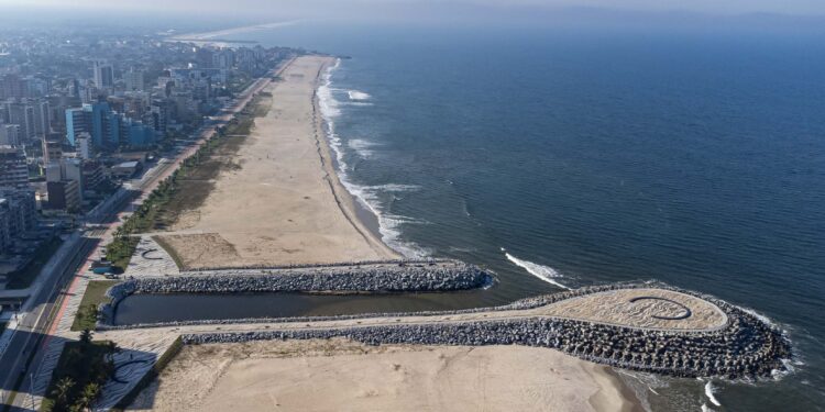 Revitalização da Orla de Matinhos Alcança 97% de Conclusão