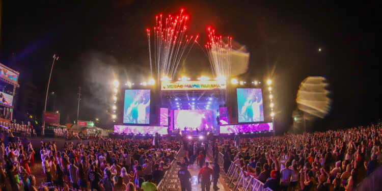 Shows do Verão Maior Paraná 2025 alcançam público recorde de 1,5 milhão de pessoas