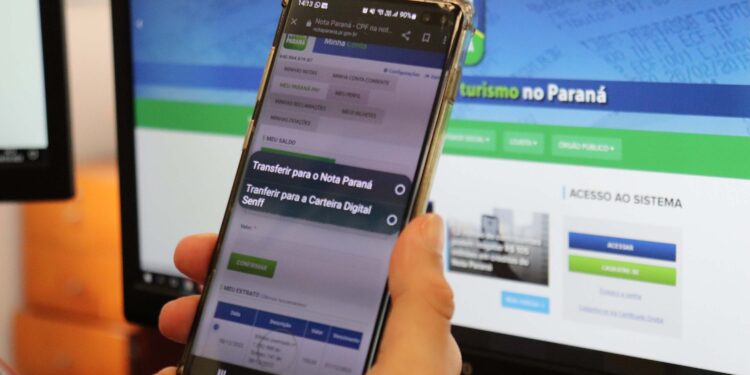 Mais de R$ 2 milhões do Paraná Pay serão transferidos para contas do Nota Paraná