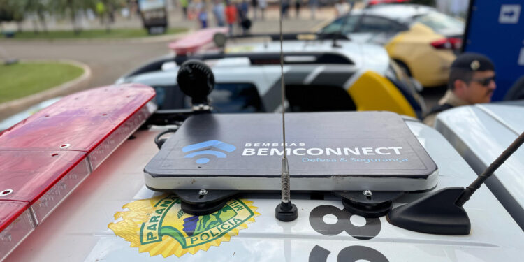 Estado inicia testes de conexão via satélite em viaturas da Patrulha Rural da PM