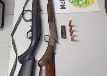 CONFLITO EM ILHA DA BAÍA DE PARANAGUÁ TERMINA COM PRISÃO DE SUSPEITO E APREENSÃO DE ARMAS PELA PATRULHA COSTEIRA DO 9º BPM