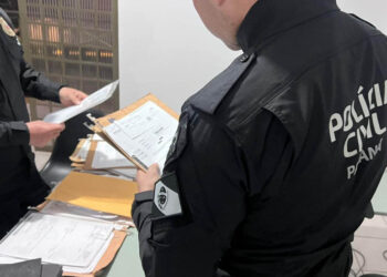 PCPR apreende documentos em operação contra sonegação fiscal no Norte do Paraná