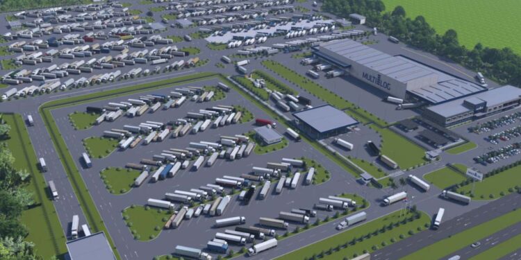 Com capacidade para 2 mil caminhões/dia, novo Porto Seco de Foz do Iguaçu será o maior da América Latina