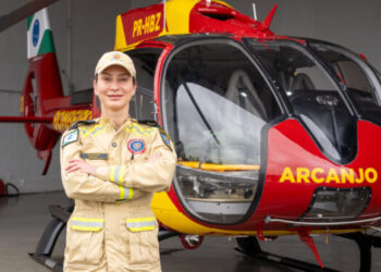 Marco inédito: Corpo de Bombeiros tem primeira mulher piloto de helicóptero