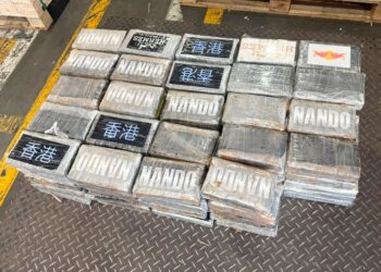 Receita Federal retém mais de 1 tonelada de cocaína no Porto de Paranaguá