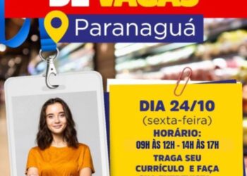 Mutirão de Empregos oferece 50 vagas em Paranaguá