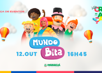 Mundo Bita marcará presença na Festa das Crianças em Paranaguá