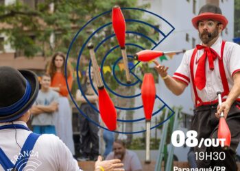 Espetáculo “Circo Malabarístico” anima Paranaguá nesta quarta – feira