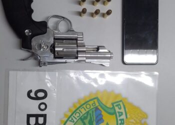 Homem de 38 anos é detido após ameaçar moradora com arma de fogo em Paranaguá