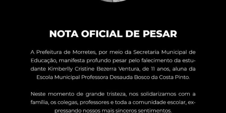 Menina de 11 anos que morreu atropelada em Morretes é identificada