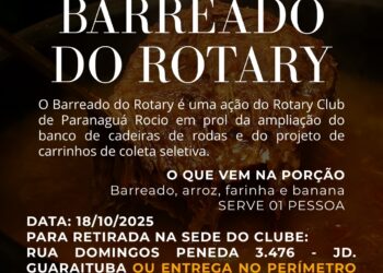 Rotary Club de Paranaguá Rocio promove “Barreado do Rotary” com entregas em toda a cidade