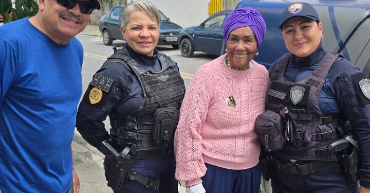 GCM localiza idosa desaparecida e a devolve em segurança à família em Paranaguá