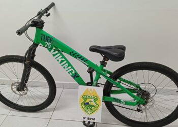 Polícia Militar recupera bicicleta furtada e detém suspeito em Matinhos