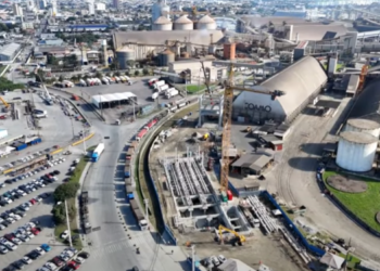 Moegão chega a 75% de execução no Porto de Paranaguá