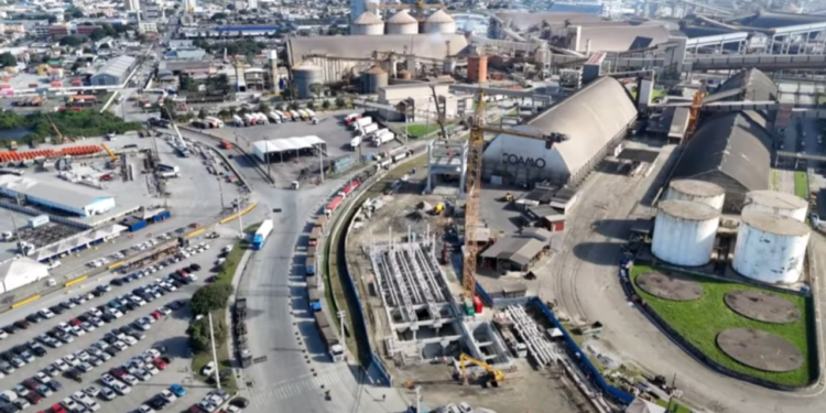 Moegão chega a 75% de execução no Porto de Paranaguá