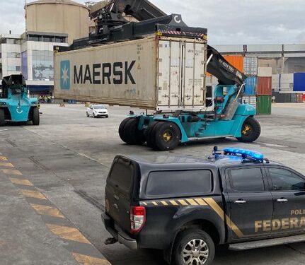 Polícia Federal apreende 22 kg de cocaína no Porto de Paranaguá