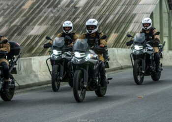 Grupamento de motos prende homem suspeito de cometer furto em Paranaguá
