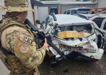 PCPR e PRF prendem sete em ação contra esquema de falsos veículos oficiais usados no transporte de drogas