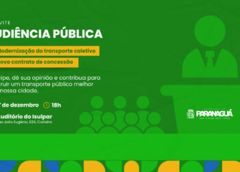 Prefeitura de Paranaguá convoca população para Audiência Pública sobre modernização do transporte público