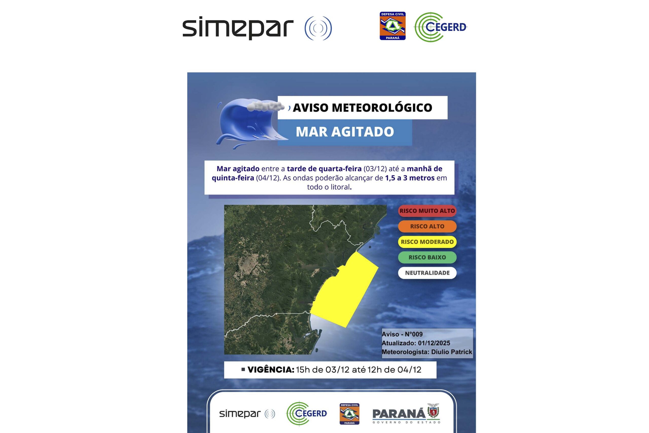 Foto: Divulgação Simepar