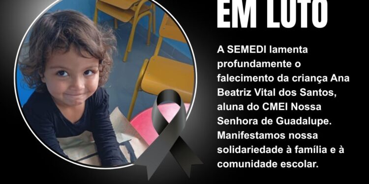Secretaria de Educação de Paranaguá lamenta morte precoce de aluna