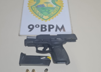 Suspeito é detido pela Polícia Militar após disparos de arma de fogo na PR-407 em Pontal do Paraná