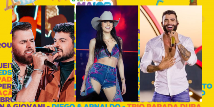 Três dos artistas mais ouvidos do Brasil em 2025 estão confirmados no Verão Maior Paraná 2026