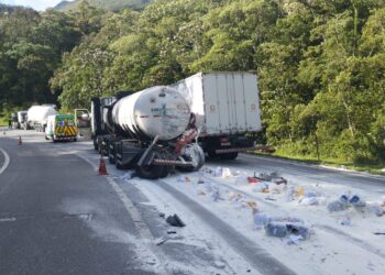 Homem morre após grave acidente na BR 376 em Guaratuba
