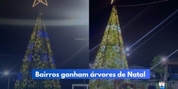 Bairros de Guaratuba recebem árvores de Natal e Caravana do Papai Noel entre 16 e 18 de dezembro