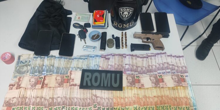 GCM Paranaguá age rápido e prende 4 suspeitos de roubo a posto de combustível na cidade