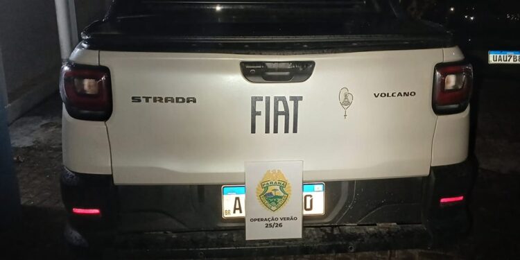 Polícia Militar recupera veículo com alerta de furto em Matinhos