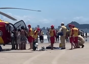 Corpo de bombeiros salva criança de 6 anos em Guaratuba