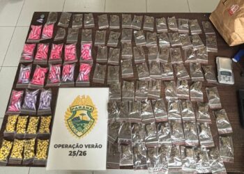 PMPR apreende drogas e prende duas pessoas por tráfico em Matinhos